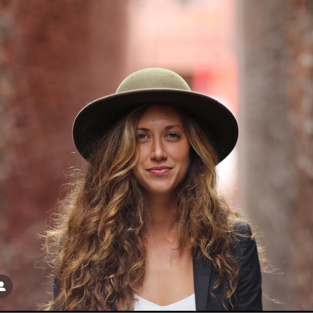 Brixton green hat size XS